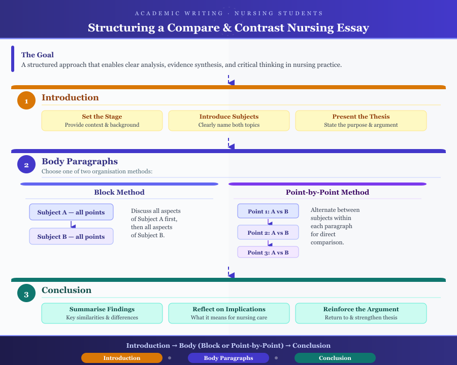 Compare and Contrast Essay Topics in Nursing